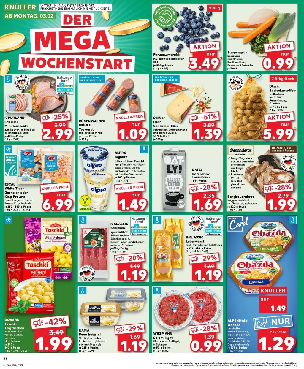 Kaufland Wochenstart Prospekt ab 03.02.2025 Montag