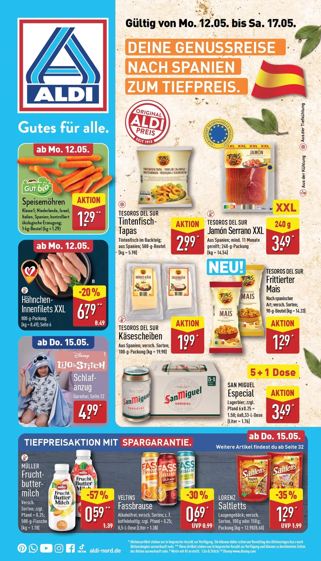 Aldi Nord Prospekt ab 12.05.2025 Montag