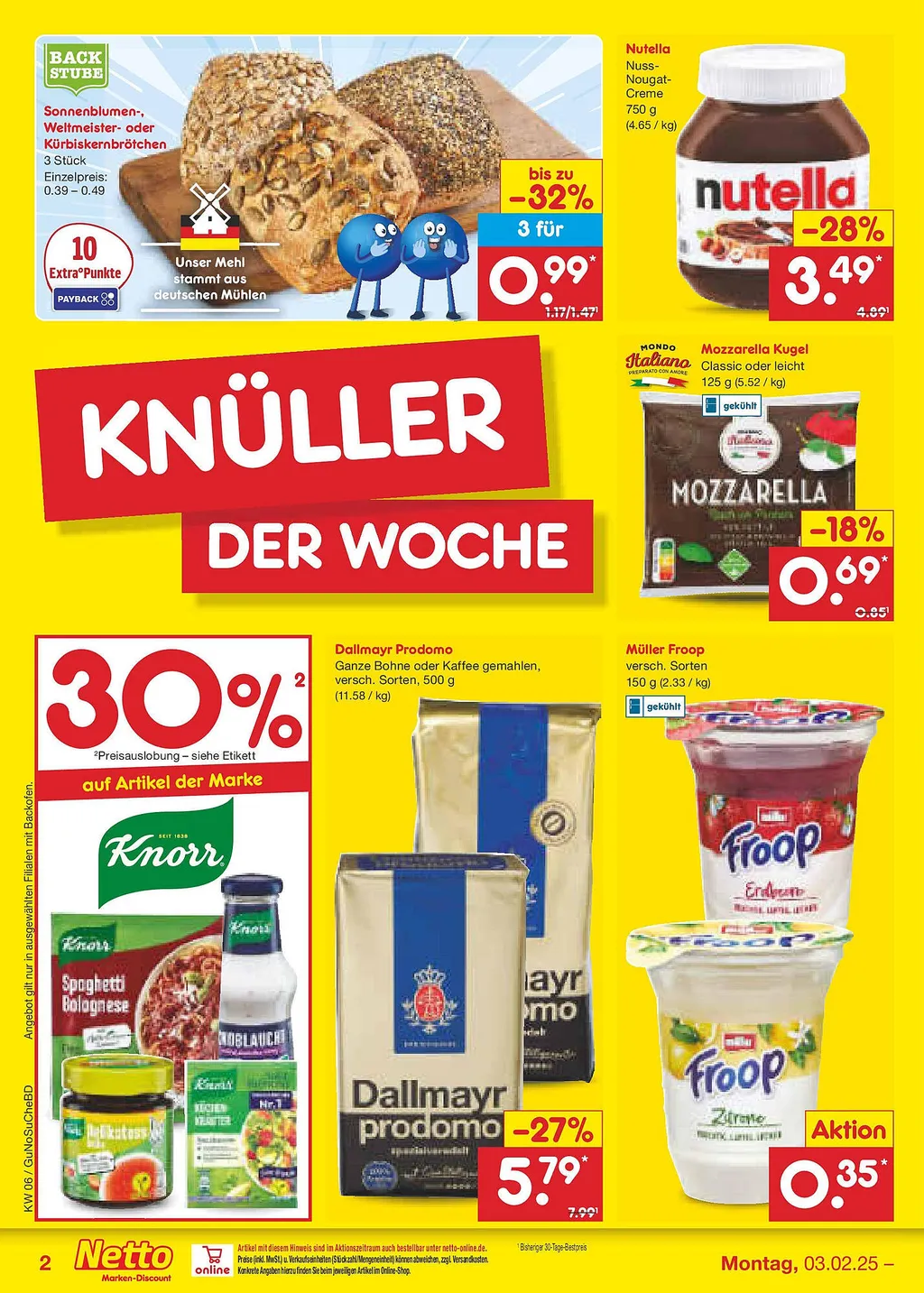 Netto Marken-Discount Prospekt ab 03.02.2025 Montag