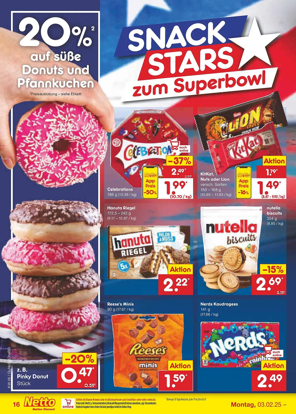 Netto Marken-Discount Prospekt ab 03.02.2025 Montag