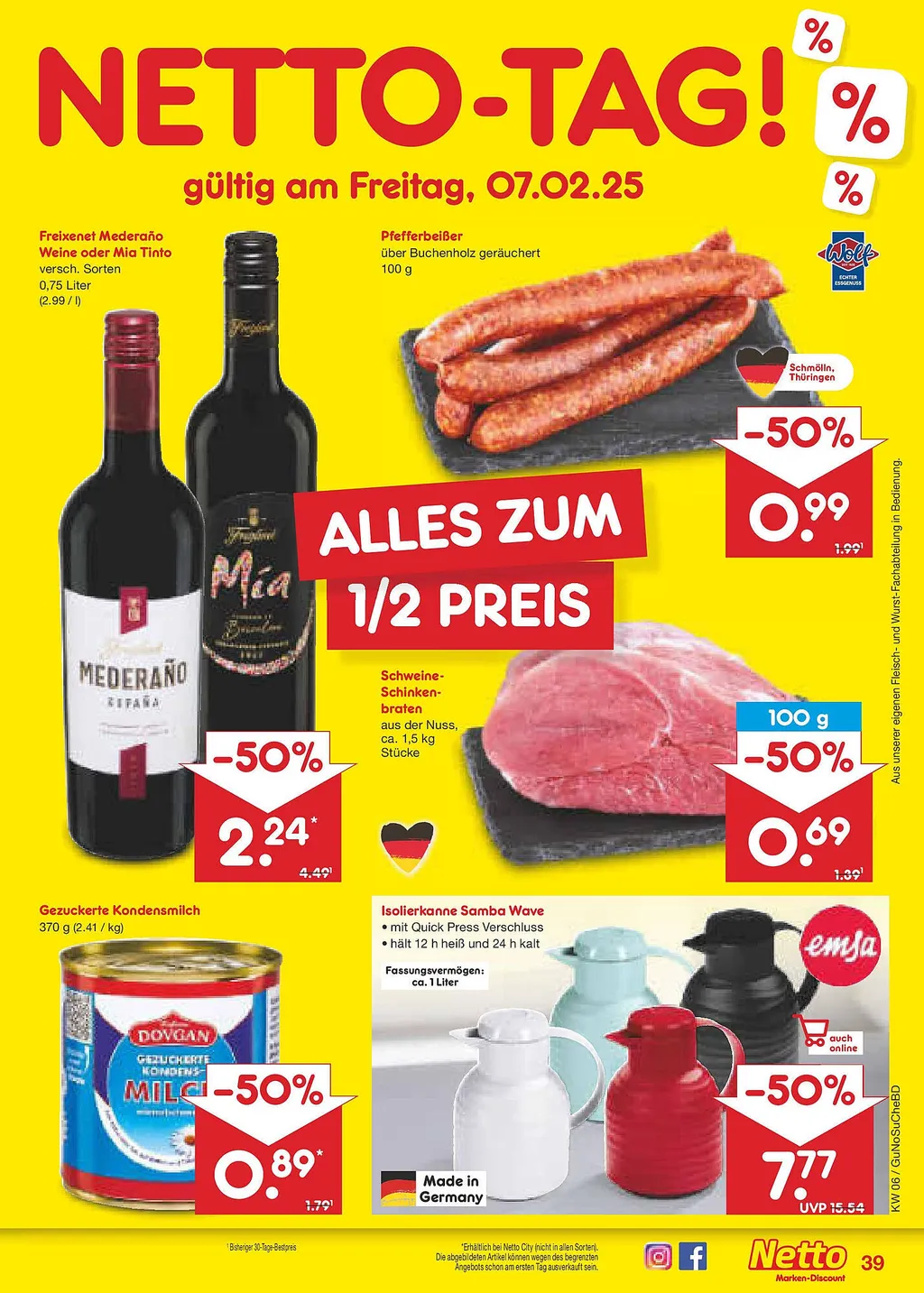 Netto Marken-Discount Prospekt ab 03.02.2025 Montag