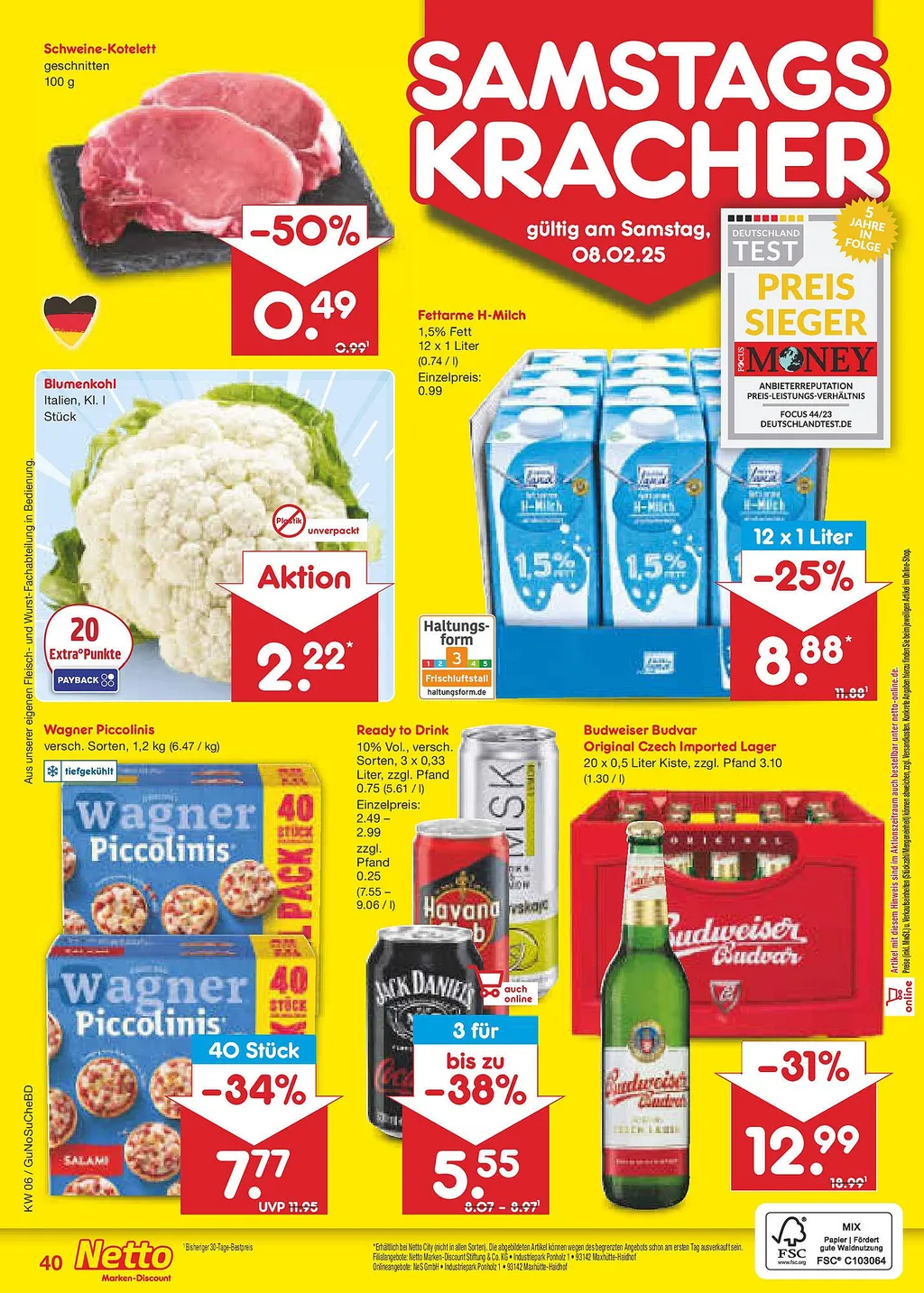 Netto Marken-Discount Prospekt ab 03.02.2025 Montag