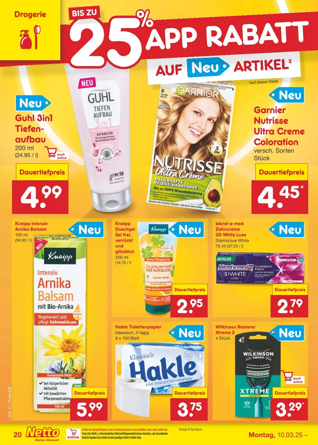 Netto Marken-Discount Prospekt ab 10.03.2025 Montag