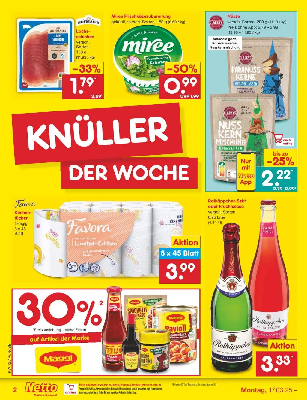 Netto Marken-Discount Prospekt ab 17.03.2025 Montag