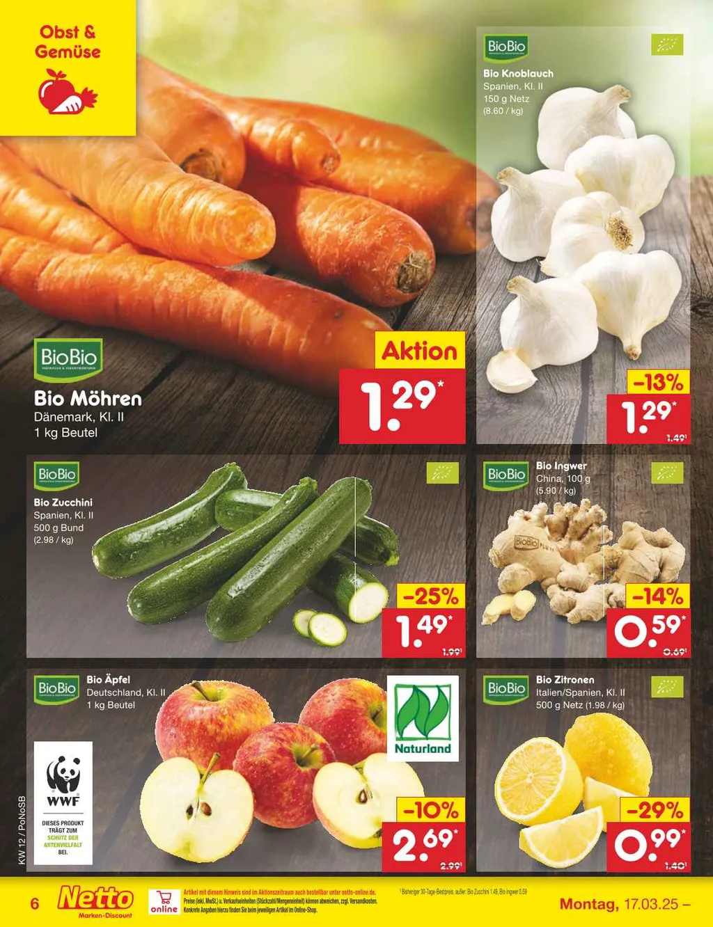 Netto Marken-Discount Prospekt ab 17.03.2025 Montag