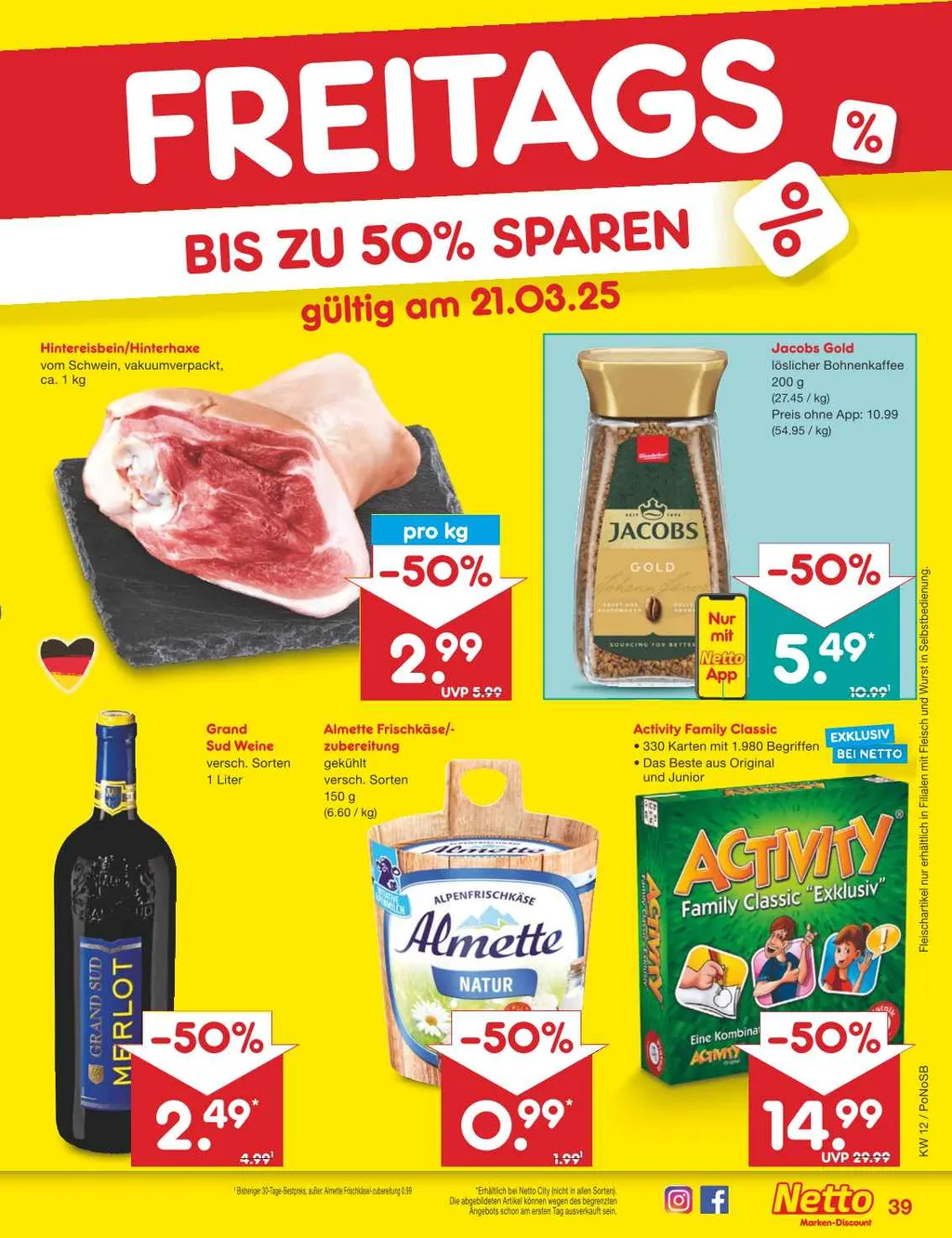 Netto Marken-Discount Prospekt ab 17.03.2025 Montag