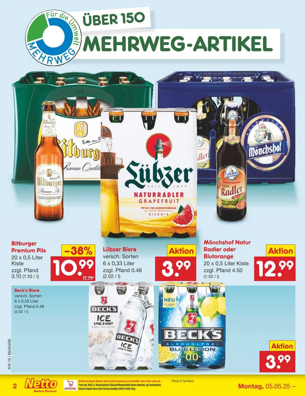 Netto Marken-Discount Prospekt ab 05.05.2025 Montag