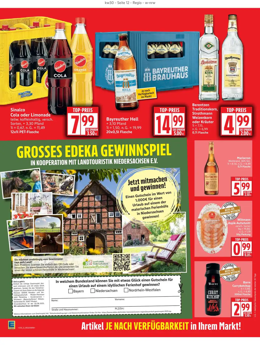 EDEKA Prospekt - Sayfa 2 / 16