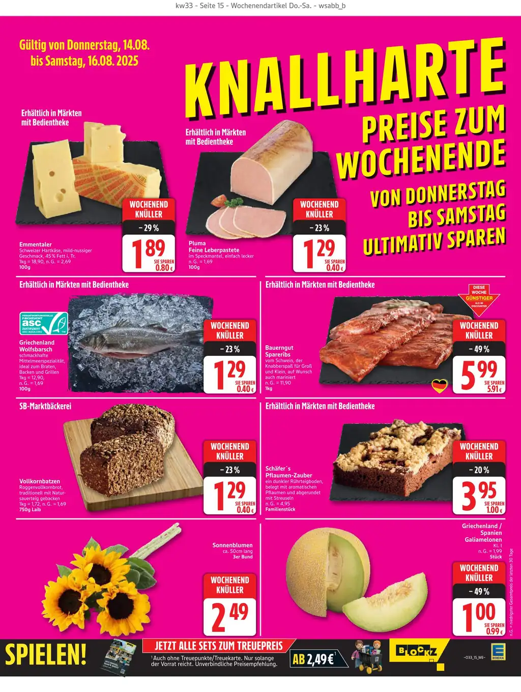 EDEKA Angebote - Sayfa 1 / 16