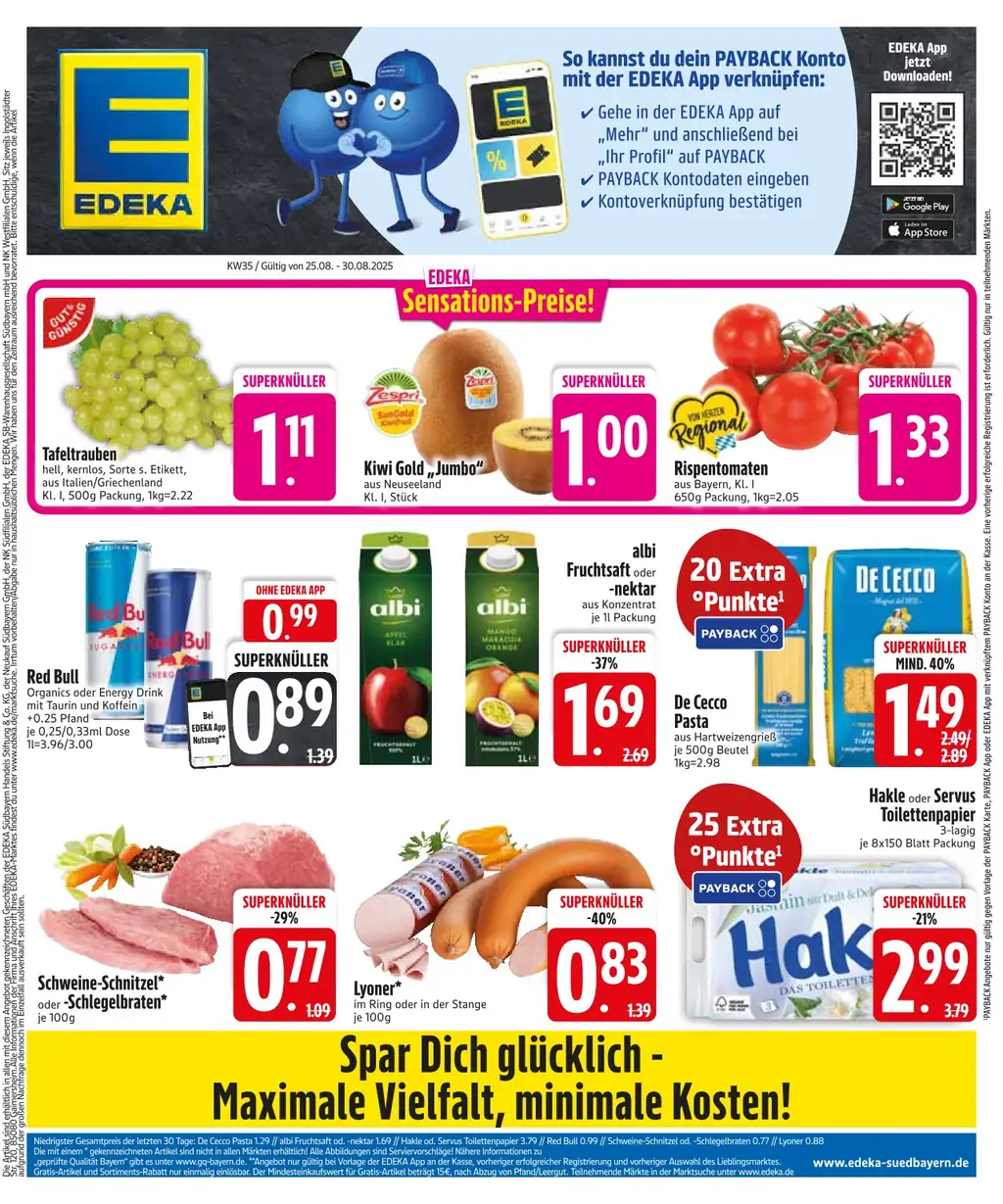 EDEKA Südbayern Prospekt - Sayfa 1 / 28