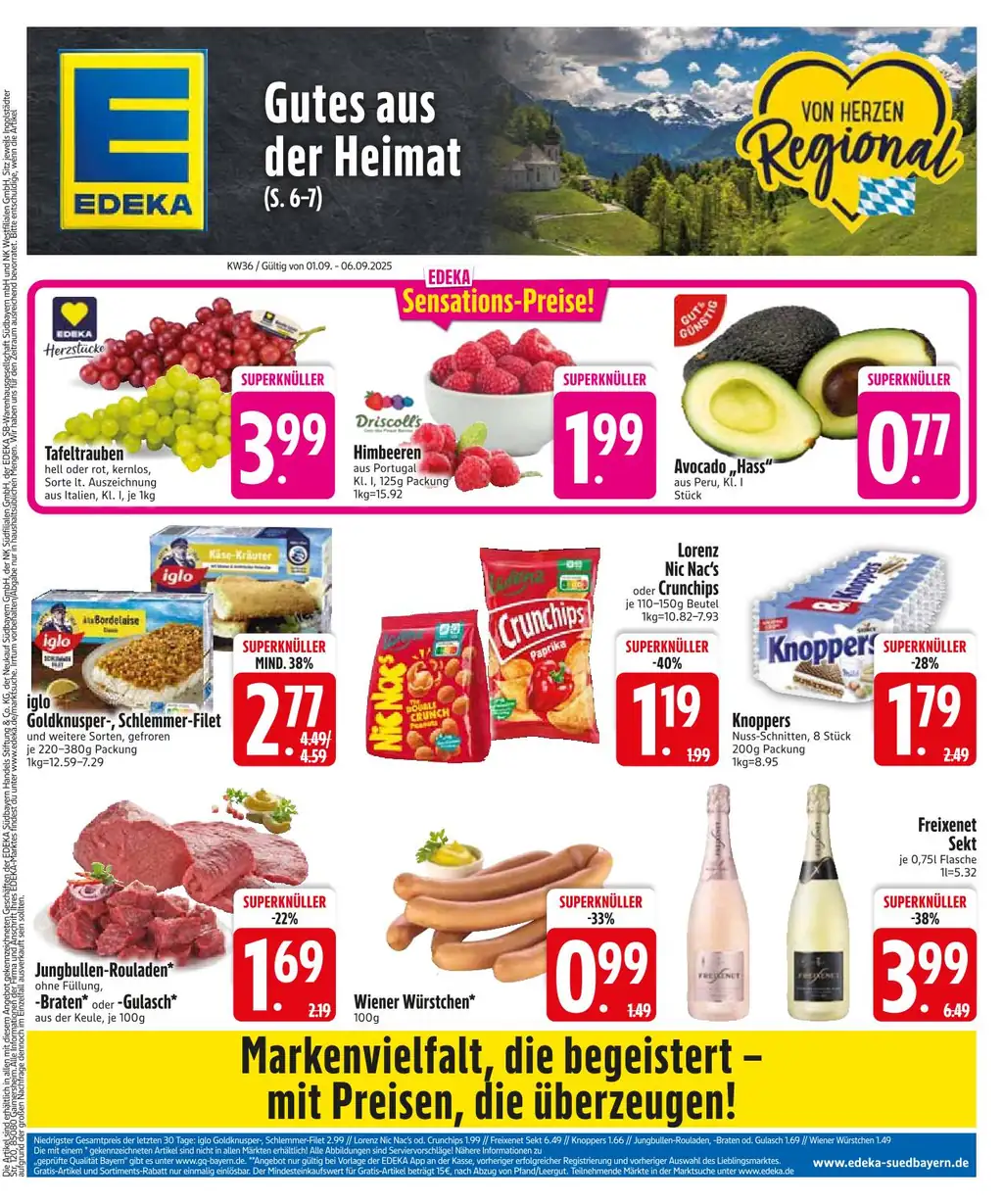 Edeka Südbayern Angebote - Sayfa 1 / 28