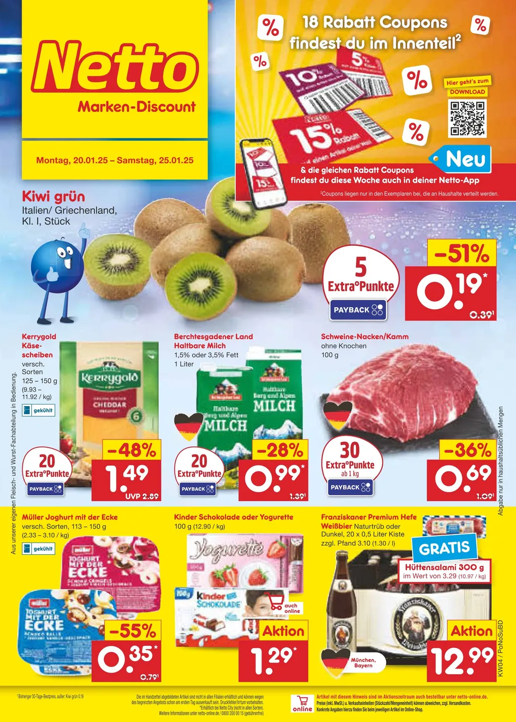 Netto Marken-Discount Prospekt ab 20.01.2025 (Montag)