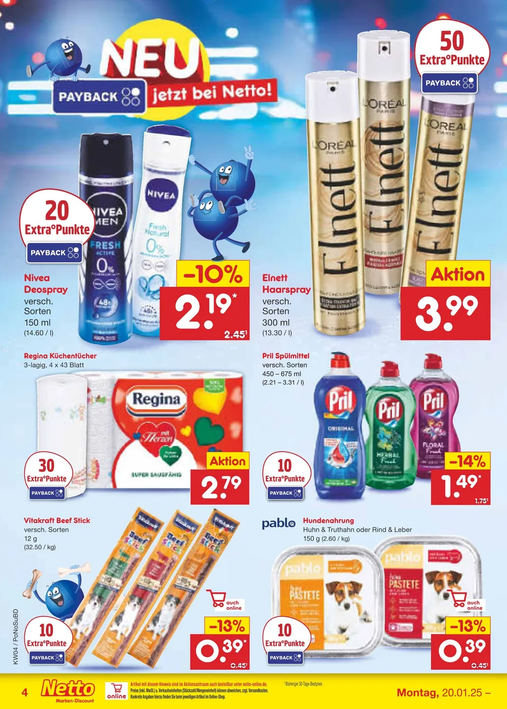 Netto Marken-Discount Prospekt ab 20.01.2025 (Montag)