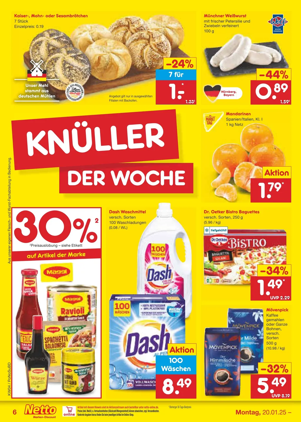 Netto Marken-Discount Prospekt ab 20.01.2025 (Montag)