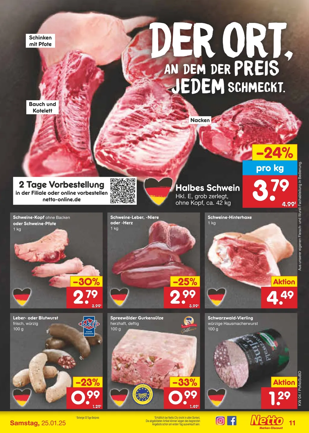 Netto Marken-Discount Prospekt ab 20.01.2025 (Montag)