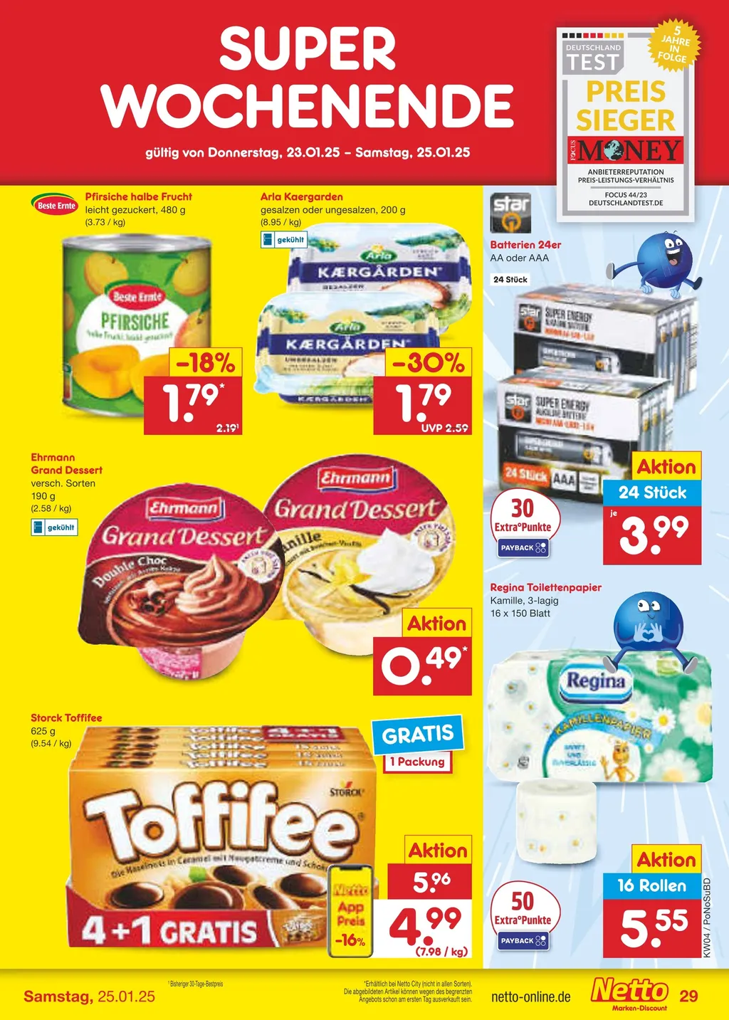 Netto Marken-Discount Prospekt ab 20.01.2025 (Montag)