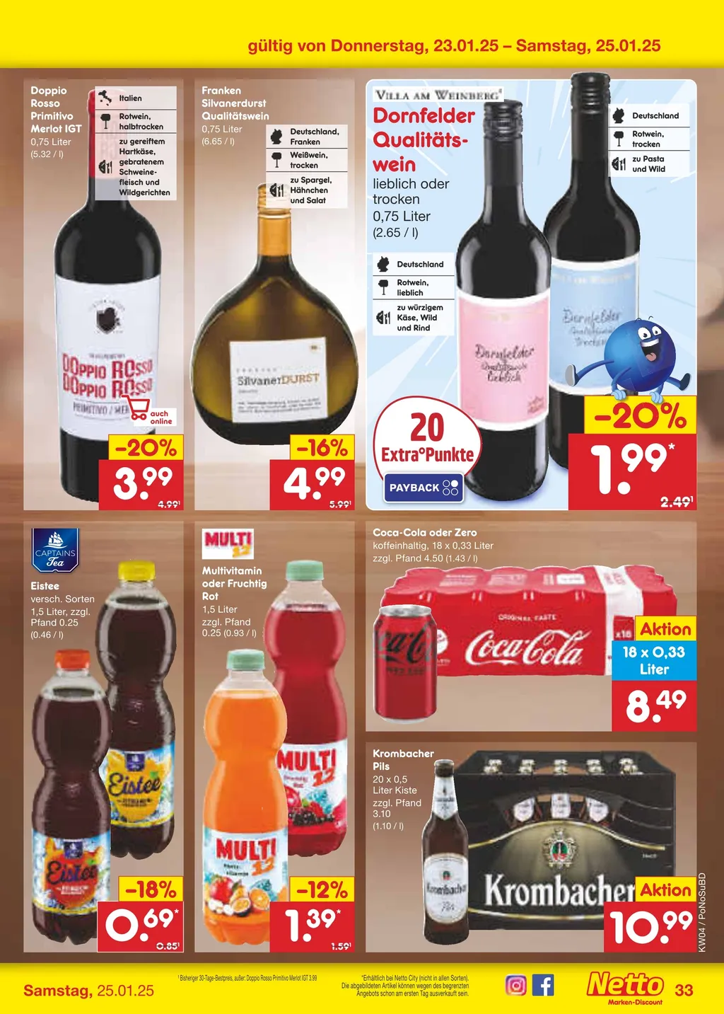 Netto Marken-Discount Prospekt ab 20.01.2025 (Montag)