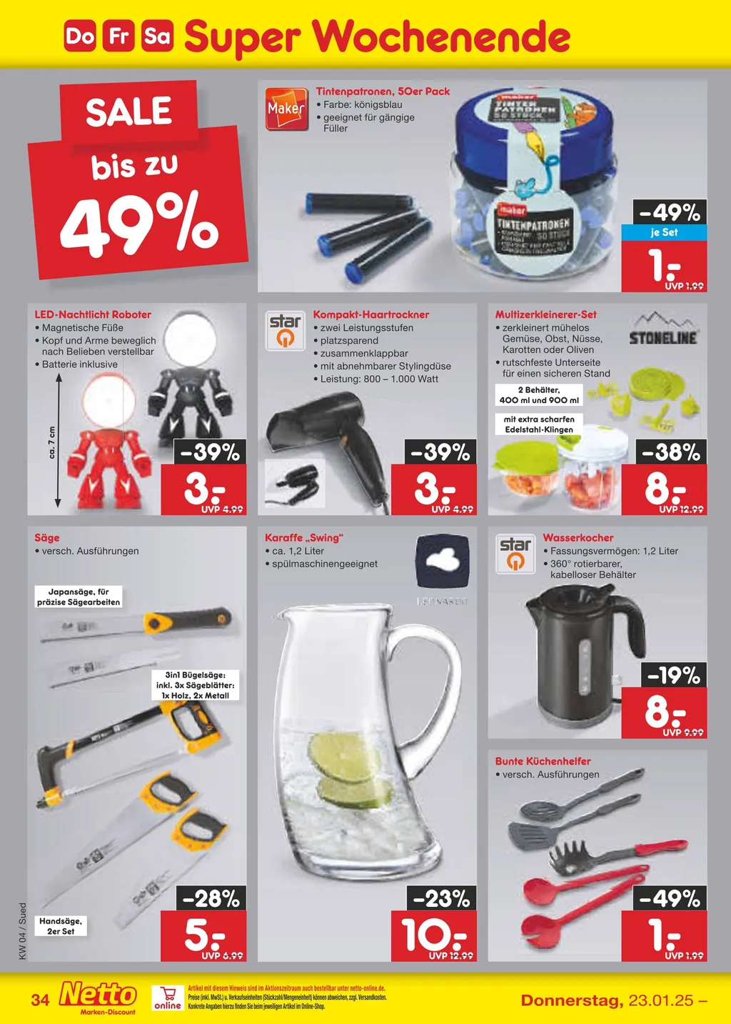 Netto Marken-Discount Prospekt ab 20.01.2025 (Montag)