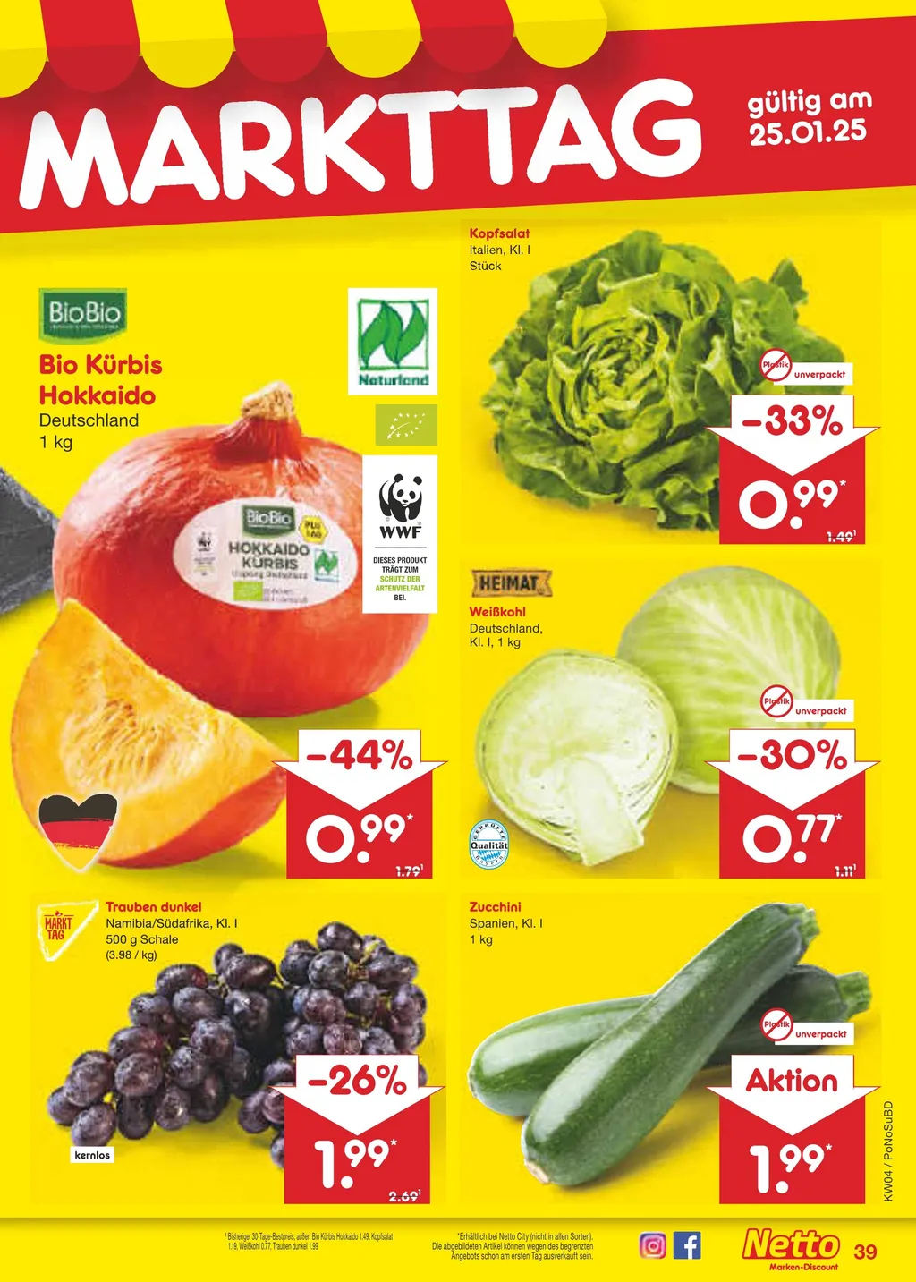 Netto Marken-Discount Prospekt ab 20.01.2025 (Montag)