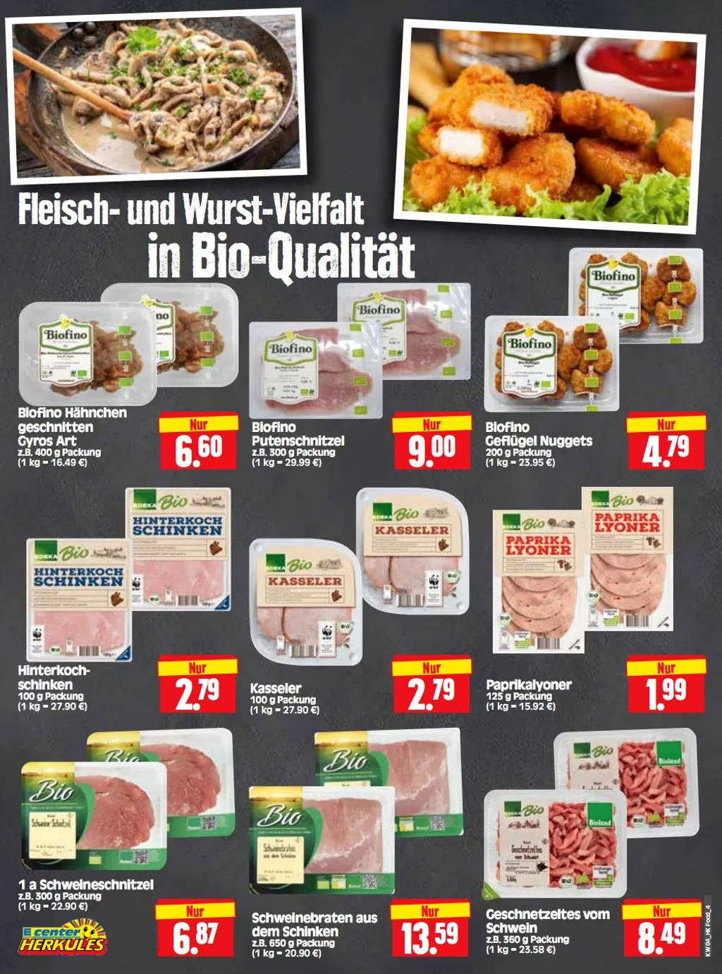 Edeka Herkules Prospekt ab 20.01.2025 Montag