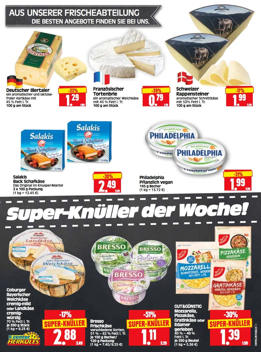 Edeka Herkules Prospekt ab 20.01.2025 Montag