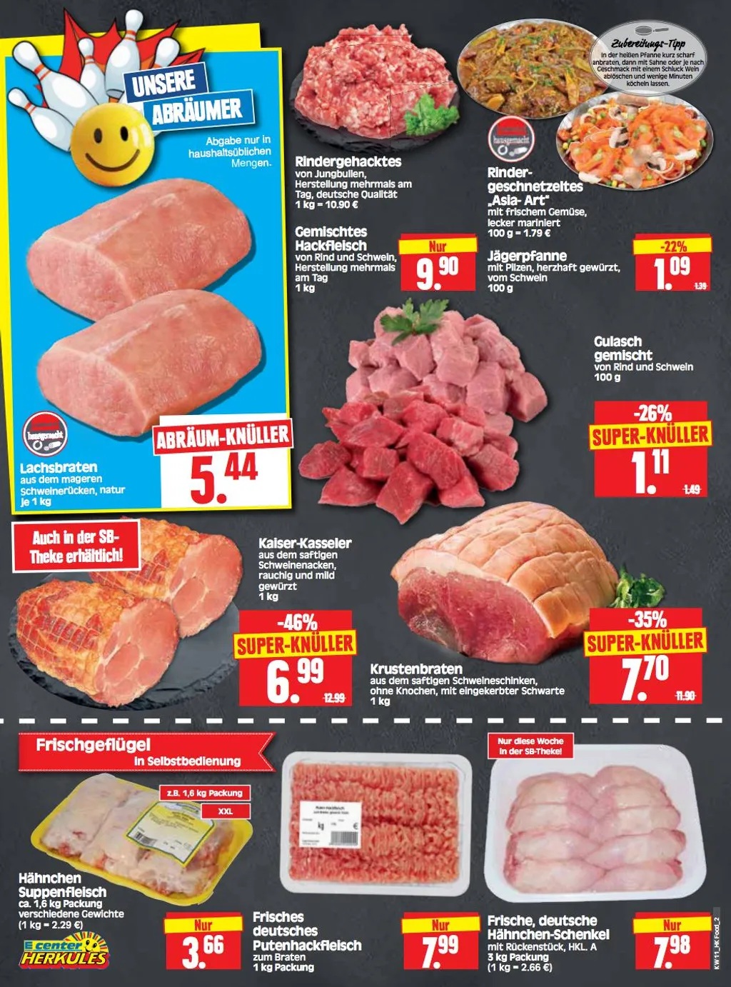 Edeka Herkules Prospekt ab 10.03.2025 Montag