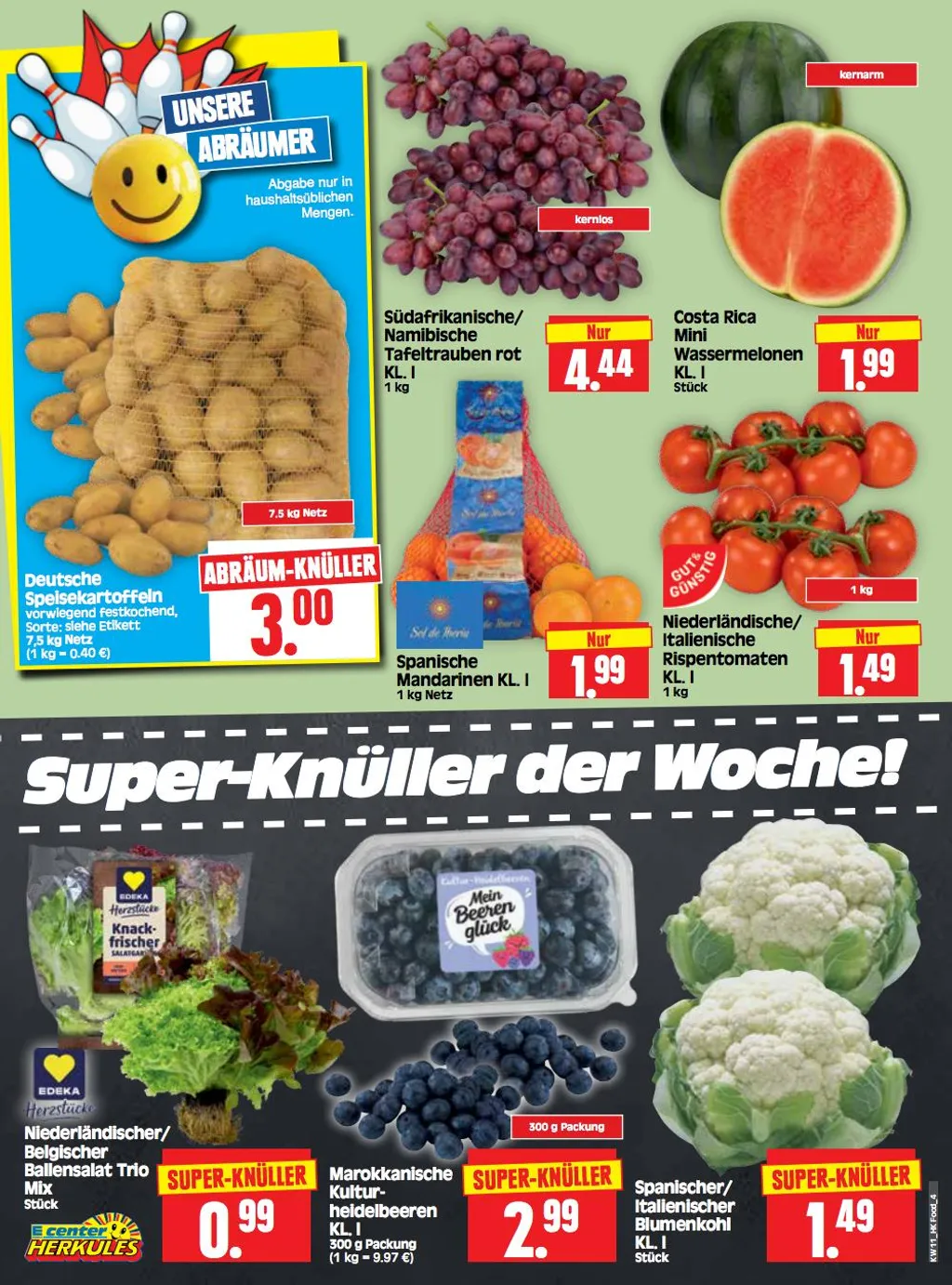 Edeka Herkules Prospekt ab 10.03.2025 Montag