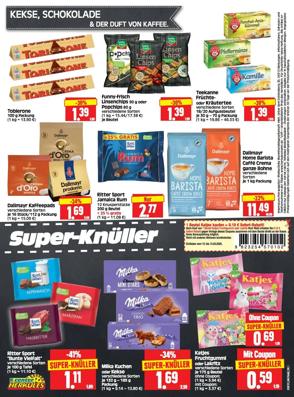 Edeka Herkules Prospekt ab 10.03.2025 Montag