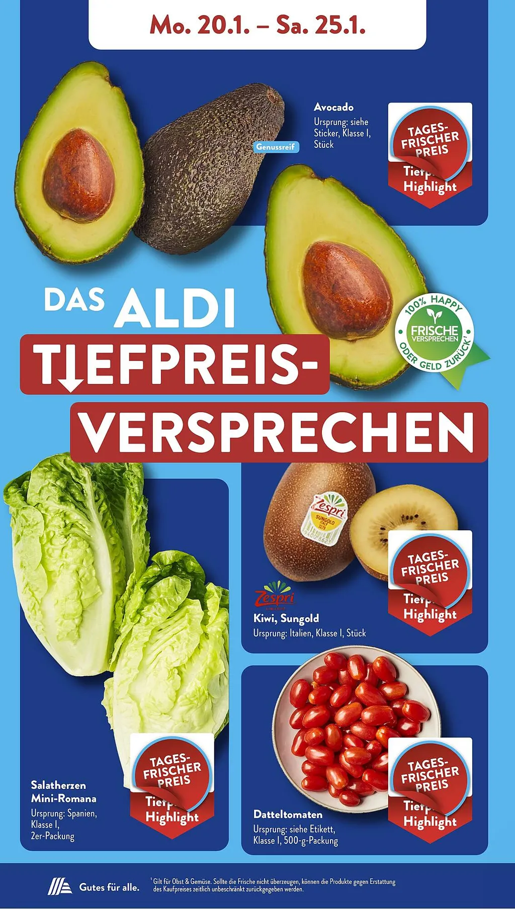 Aldi Süd Prospekt ab 20.01.2025 (Montag)