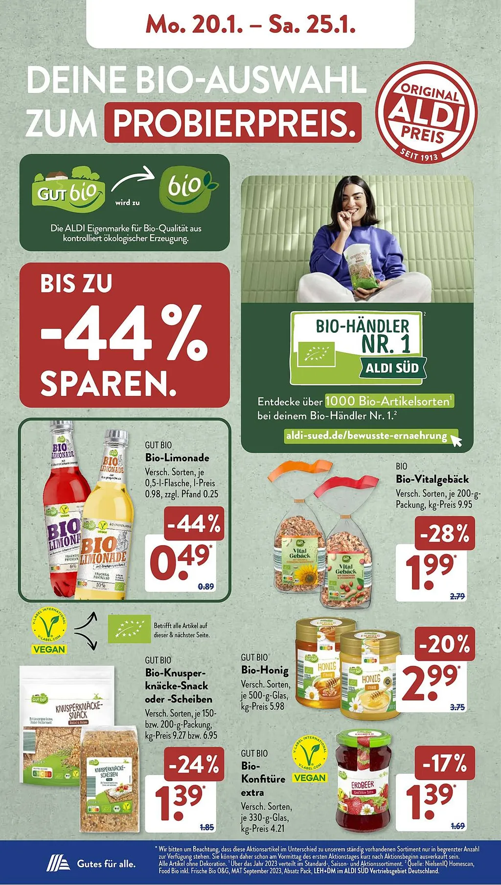 Aldi Süd Prospekt ab 20.01.2025 (Montag)