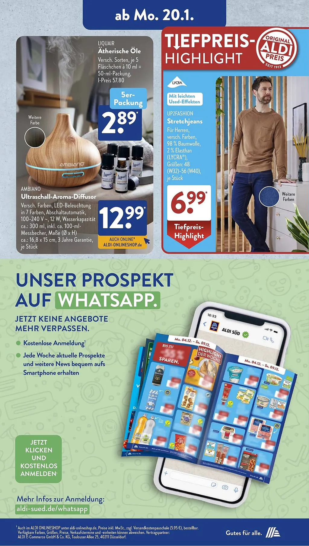 Aldi Süd Prospekt ab 20.01.2025 (Montag)