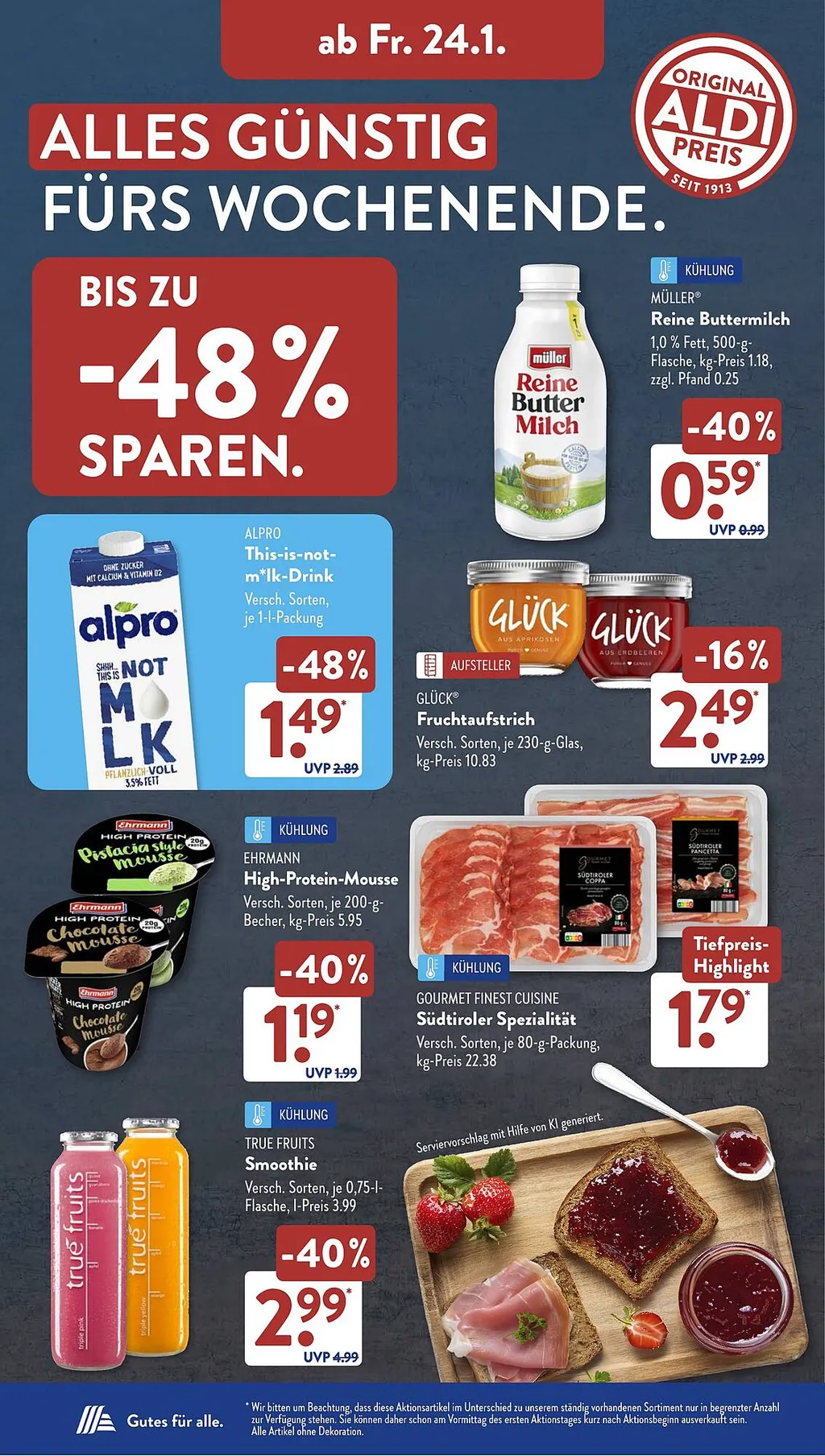 Aldi Süd Prospekt ab 20.01.2025 (Montag)