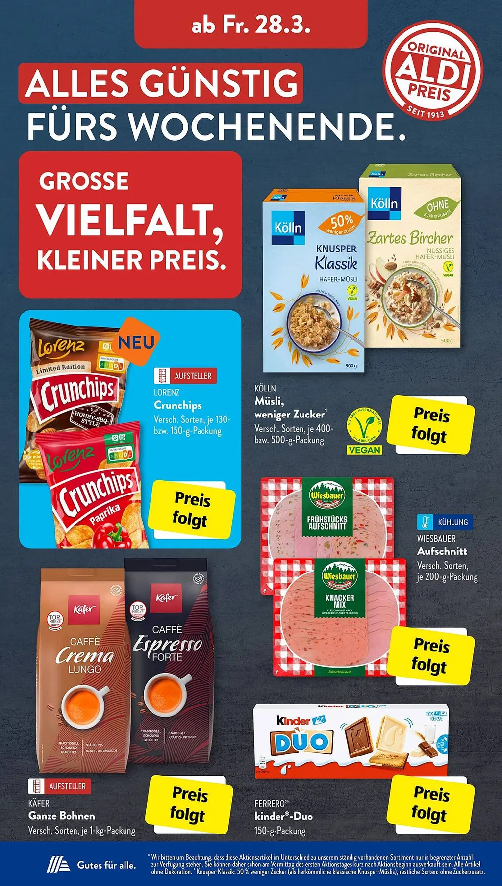 Aldi Süd Prospekt ab 24.03.2025 (Montag)