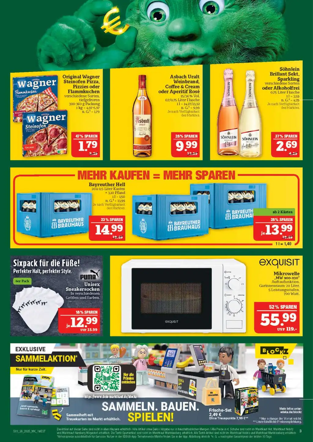 MARKTKAUF Prospekt Angebote - Sayfa 3 / 44