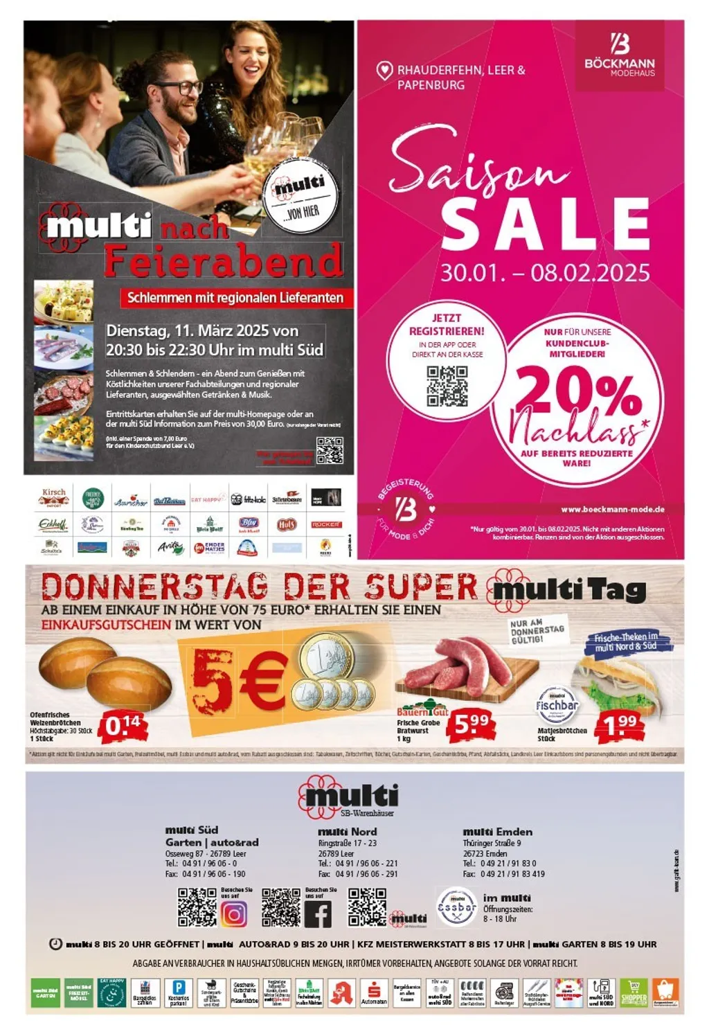 Multi Markt Prospekt ab 03.02.2025 (Montag)