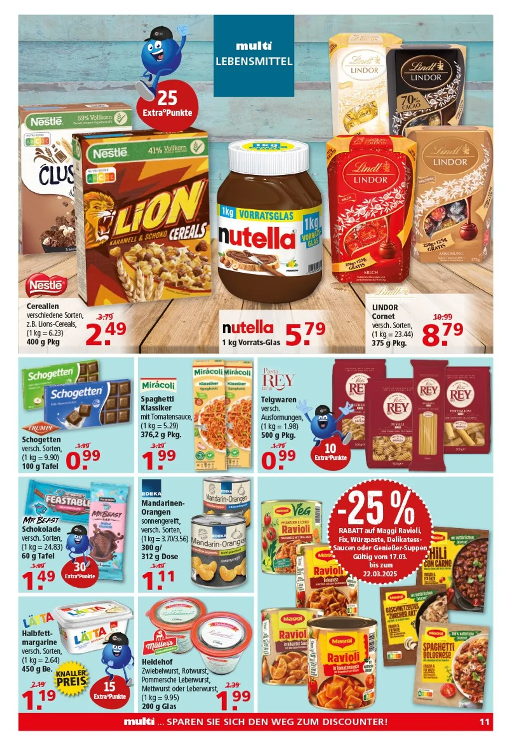 Multi Markt Prospekt ab 17.03.2025 (Montag)