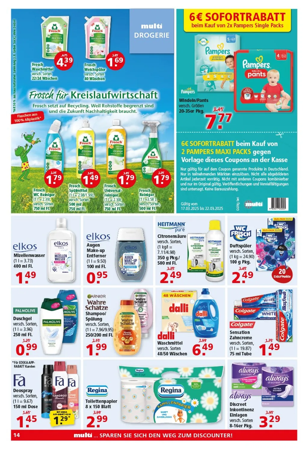 Multi Markt Prospekt ab 17.03.2025 (Montag)