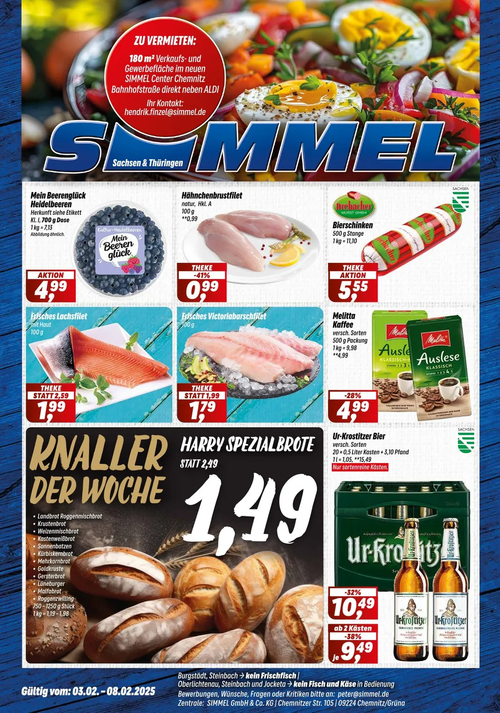 Simmel Prospekt ab 03.02.2025 Montag