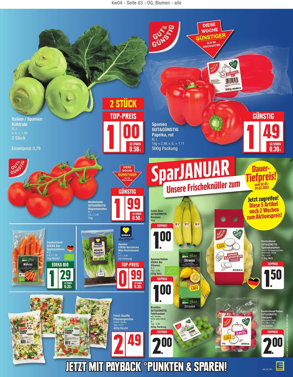 Edeka Prospekt ab 20.01.2025 (Montag)