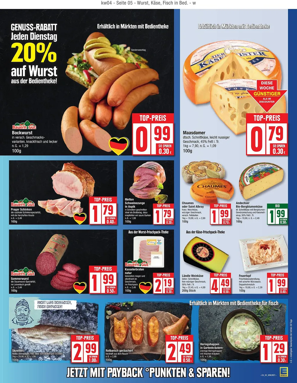 Edeka Prospekt ab 20.01.2025 (Montag)