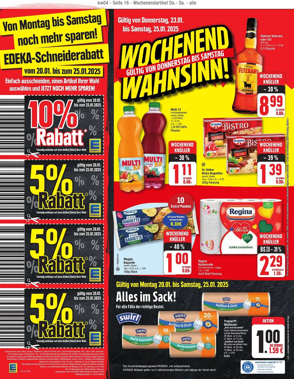 Edeka Prospekt ab 20.01.2025 (Montag)