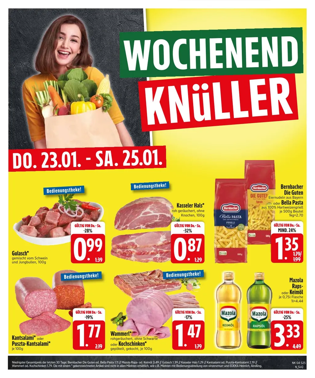 Edeka Südbayern Prospekt ab 20.01.2025 Montag