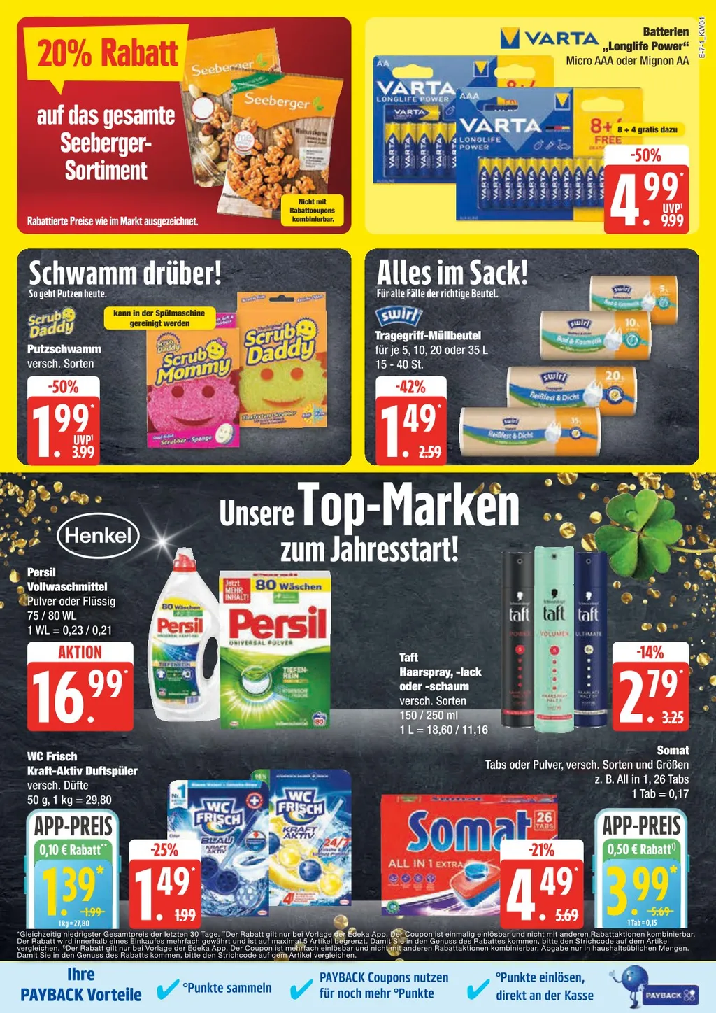 Edeka Nord Prospekt ab 20.01.2025 Montag