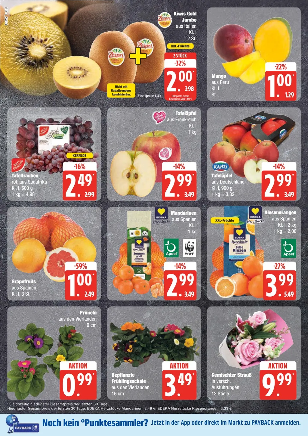 Edeka Nord Prospekt ab 20.01.2025 Montag