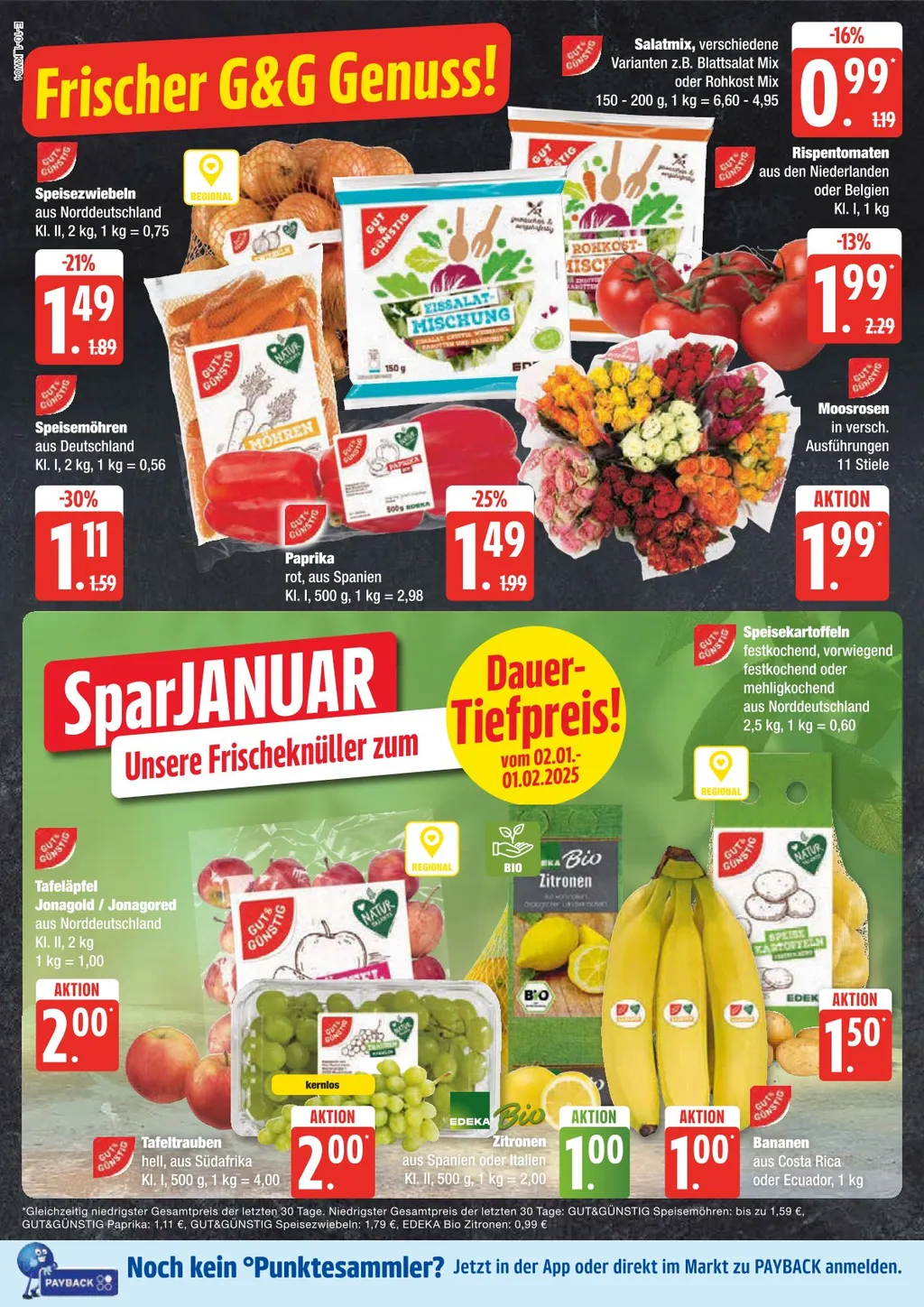 Edeka Nord Prospekt ab 20.01.2025 Montag