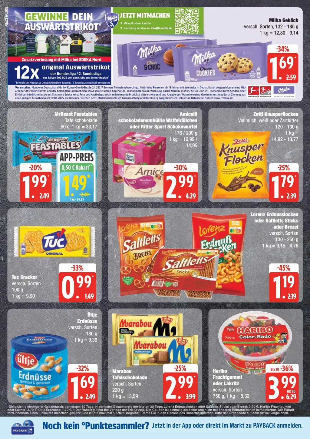 Edeka Nord Prospekt ab 20.01.2025 Montag