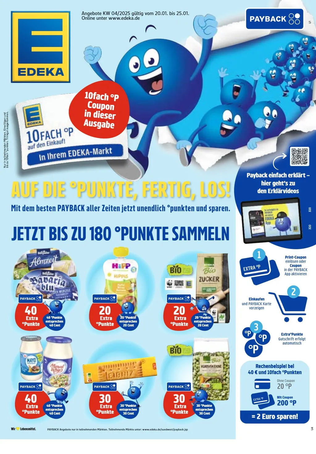 Edeka Südwest Prospekt ab 20.01.2025 (Montag)