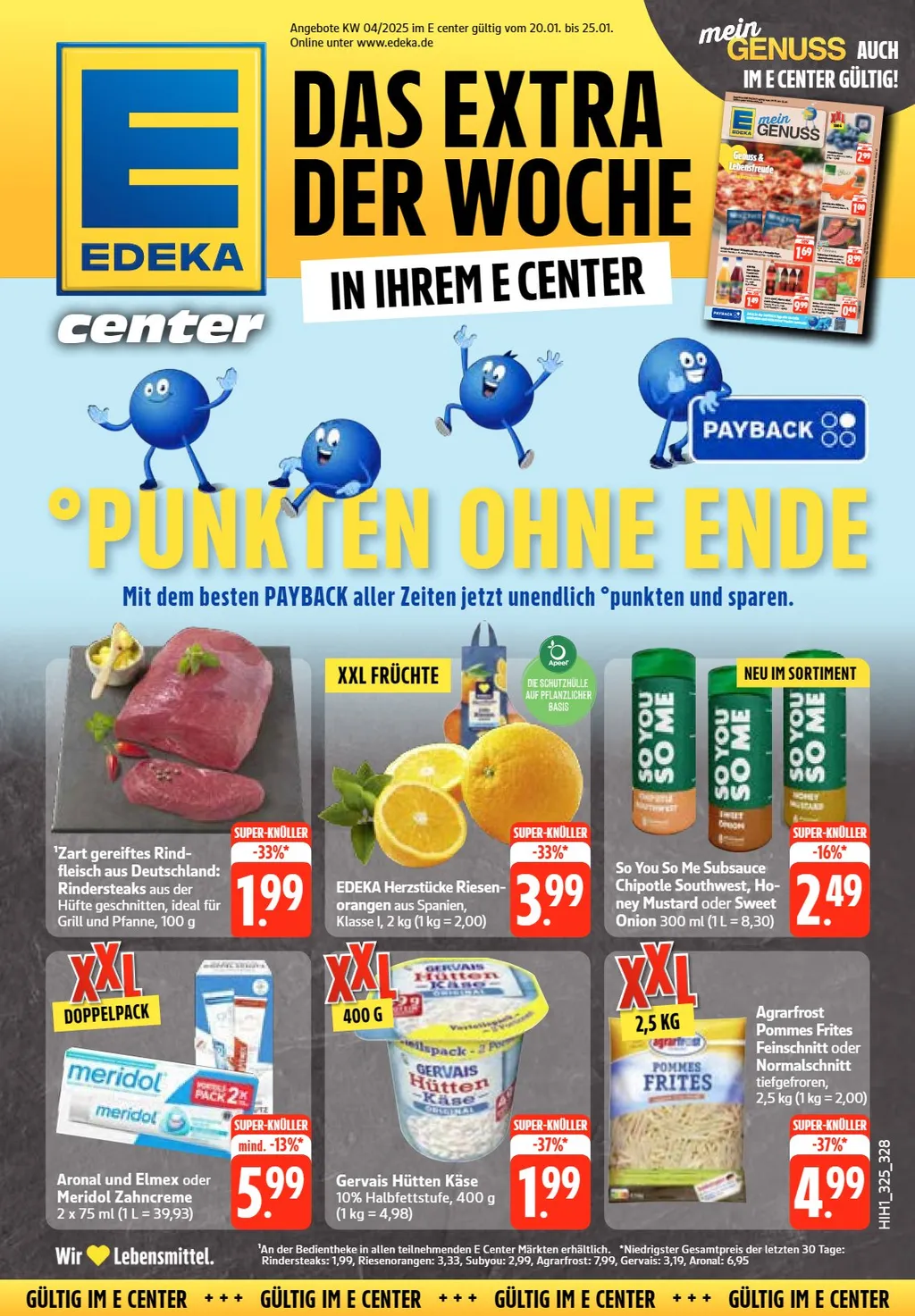 Edeka Südwest Prospekt ab 20.01.2025 (Montag)