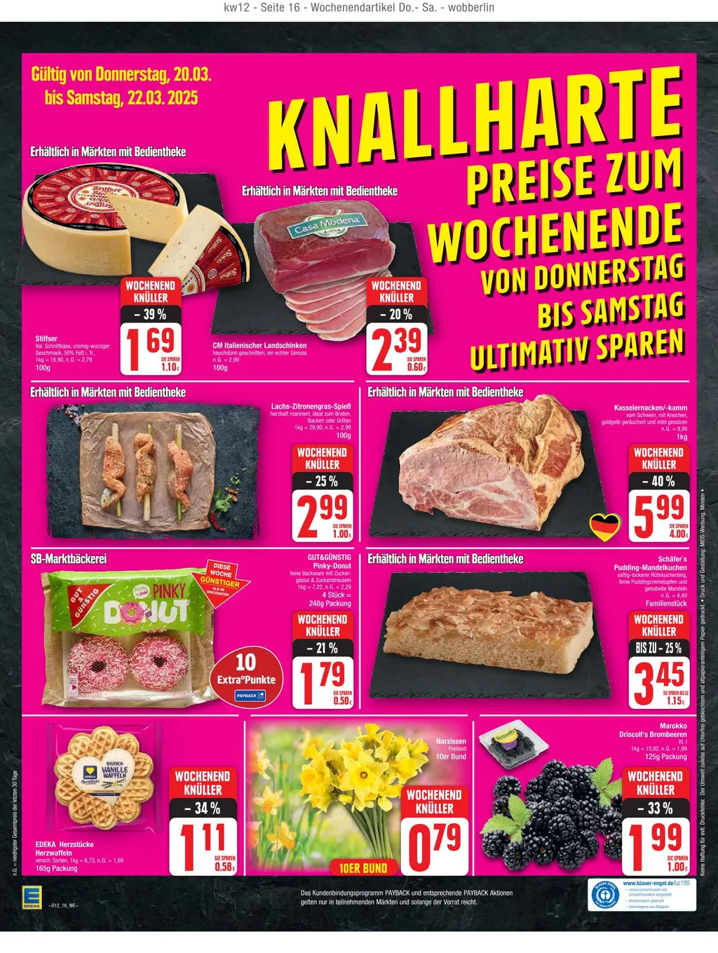 Edeka Prospekt ab 17.03.2025 Montag