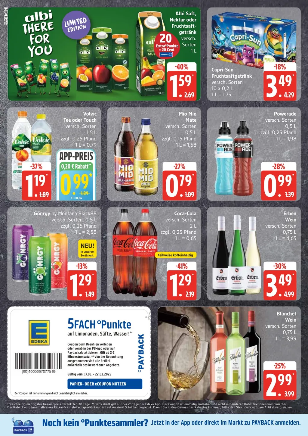 Edeka Nord Prospekt ab 17.03.2025 Montag